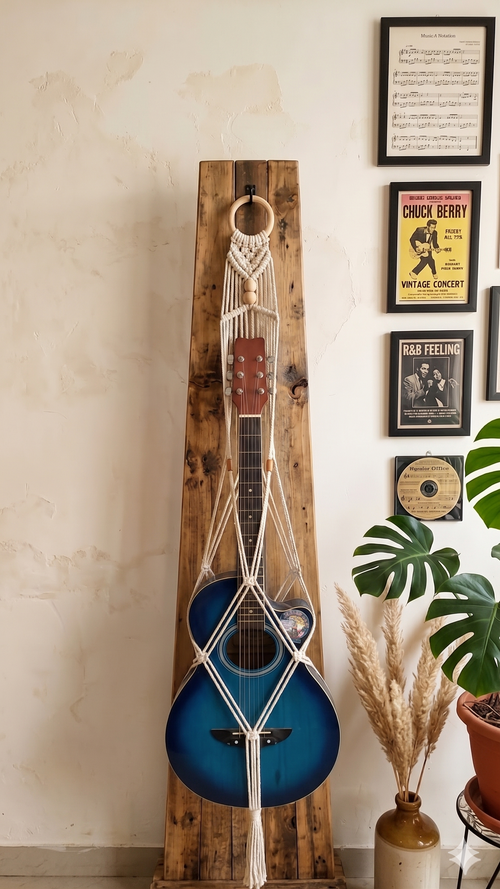 Off White Guitar Hanger