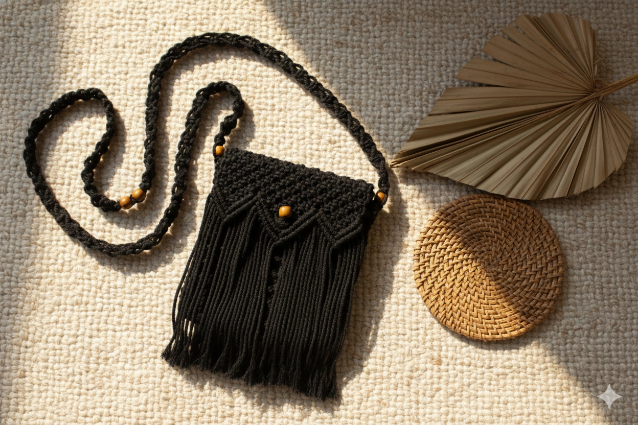 The Midnight Onyx Bag -Black