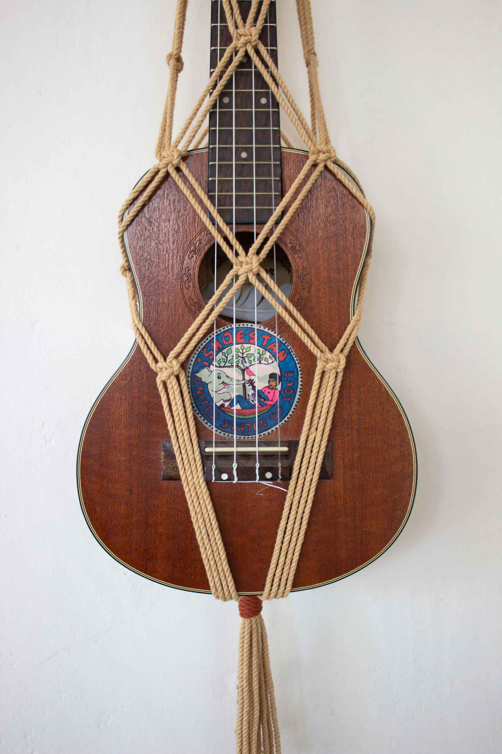 Brown Ukulele hanger