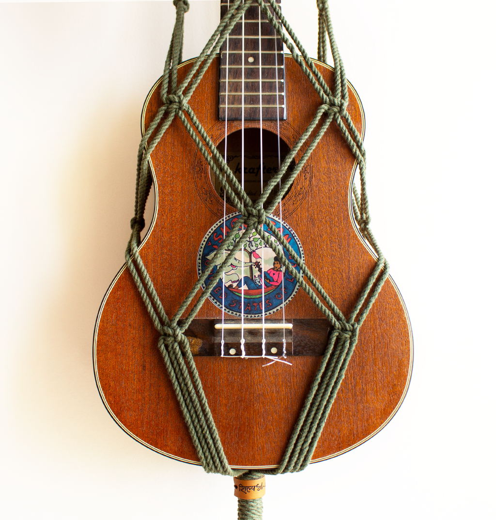 Green Ukulele hanger